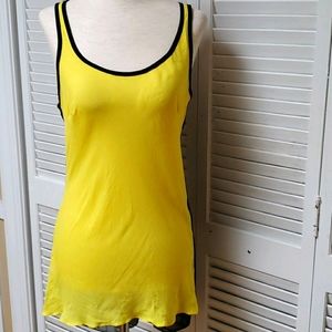 Vida Bela Semi Sheer Color Block Top Size M